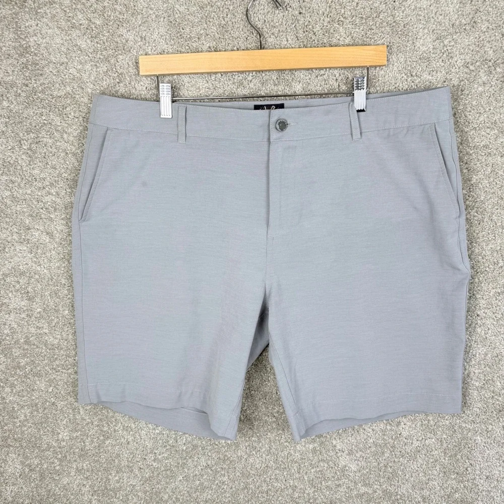 Faherty All Day Shorts Mens 38 Gray Hybrid Stretch Quick Dry Recycled Blend